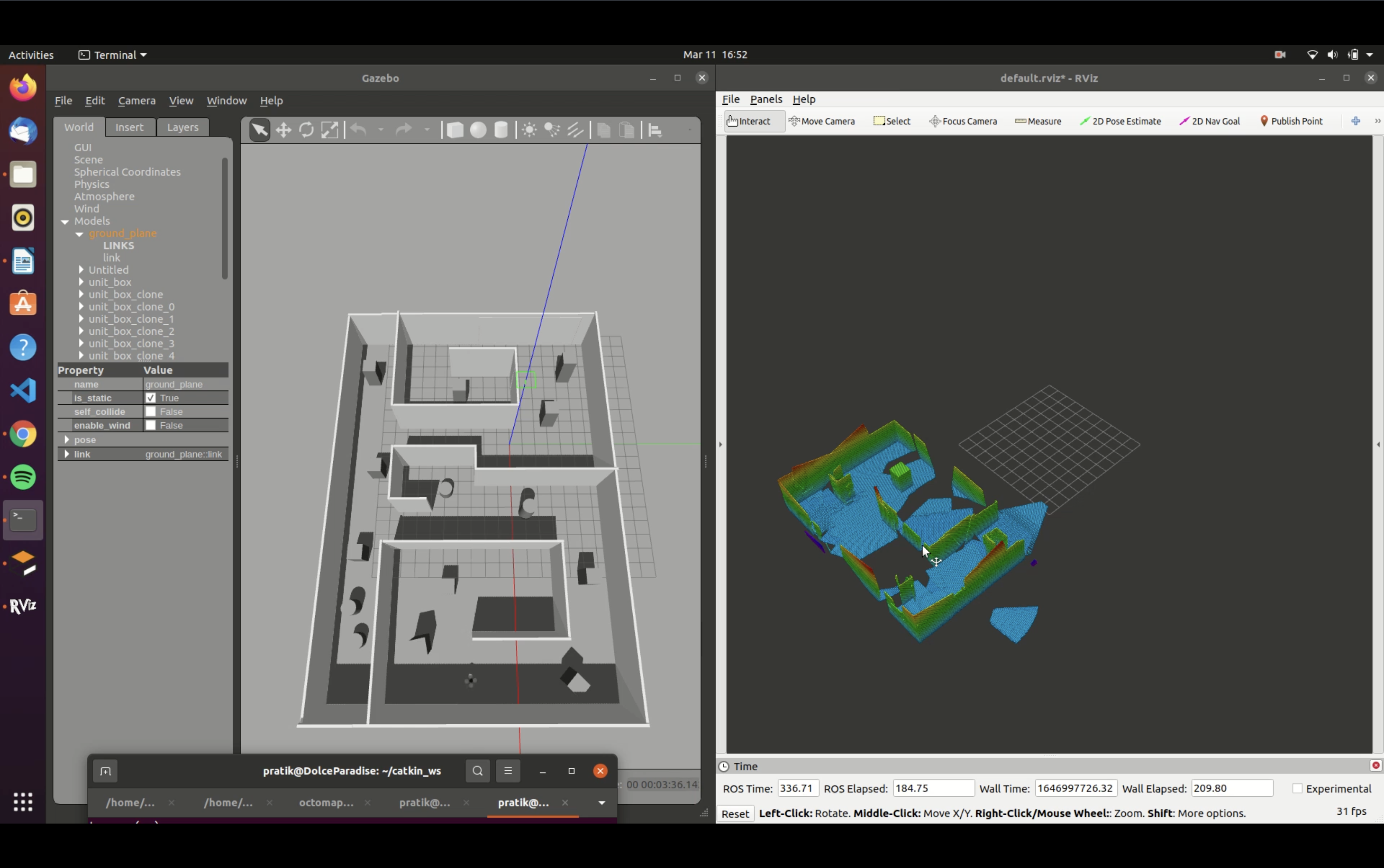 3D Interactive Occupancy Map Population using Drones