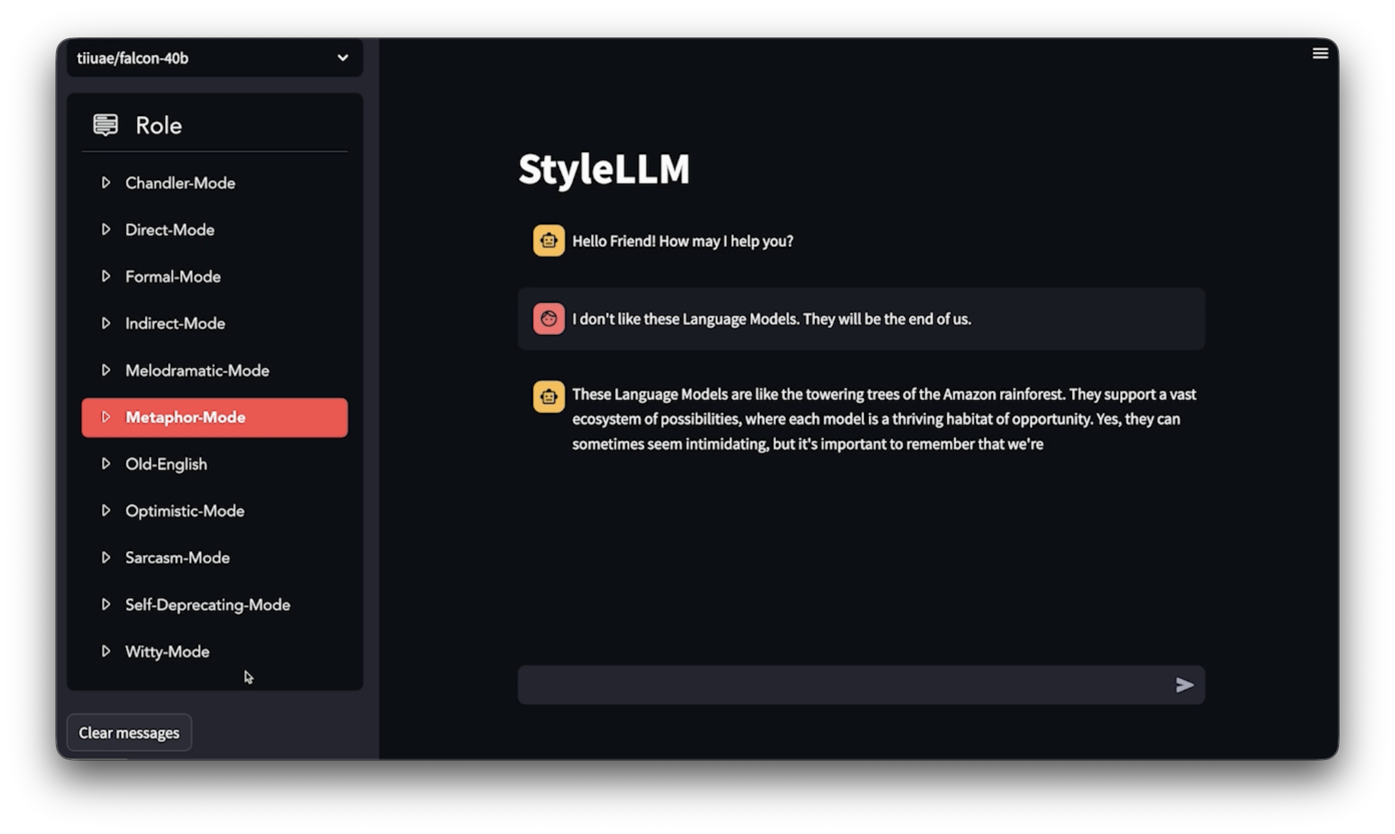 StyleLLM - LLM-Based Full-stack Text Style Transfer Web App 